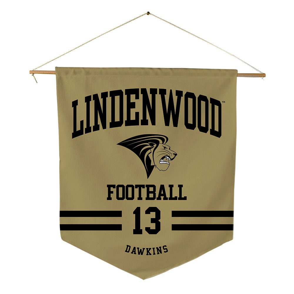 Lindenwood - NCAA Football : Alex Dawkins - Pennant - 18" x 21"-0