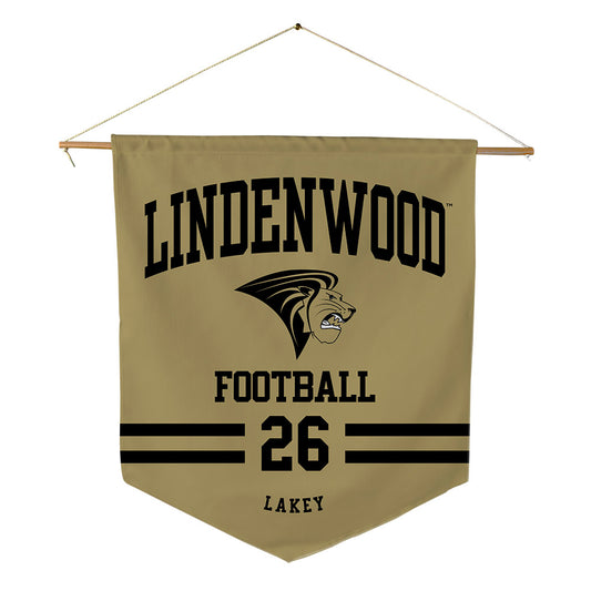Lindenwood - NCAA Football : River Lakey - Pennant - 18" x 21"-0