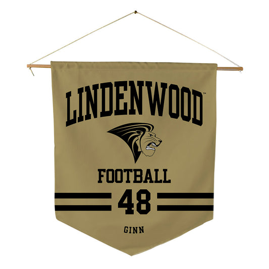 Lindenwood - NCAA Football : Tristan Ginn - Pennant - 18" x 21"-0