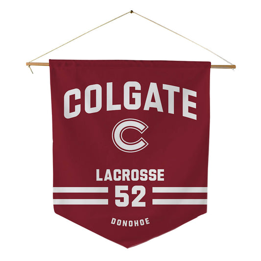 Colgate - NCAA Men's Lacrosse : Rooke Donohoe - Pennant - 18" x 21"-0