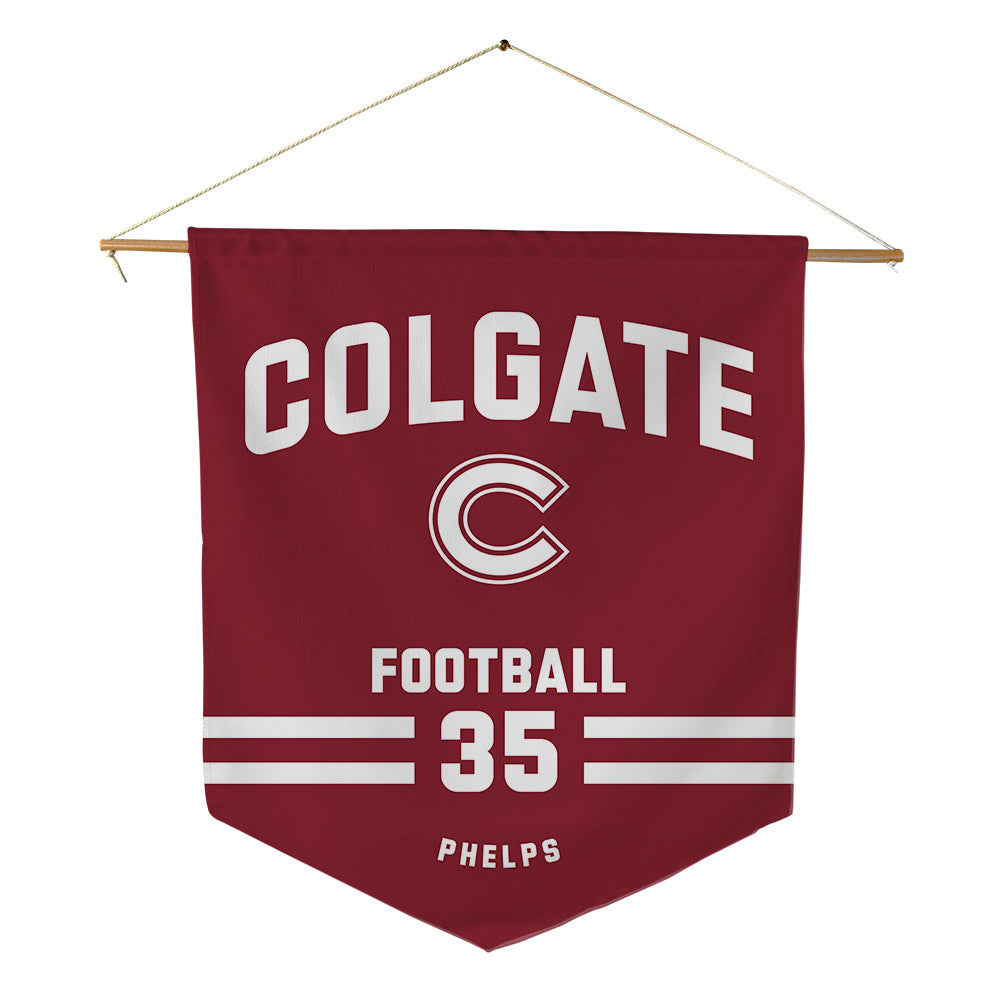 Colgate - NCAA Football : Connor Phelps - Pennant - 18" x 21"-0