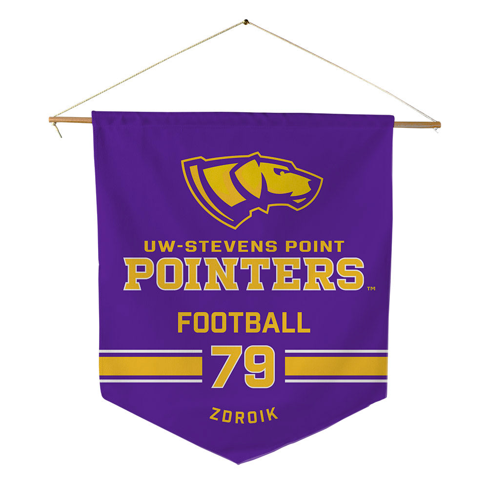UWSP - NCAA Football : Daniel Zdroik - Pennant - 18" x 21"-0