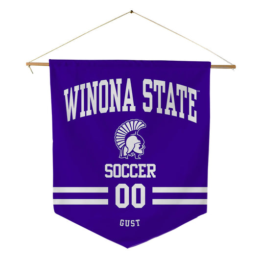 Winona - NCAA Women's Soccer : Makadyn Gust - Pennant - 18" x 21"-0