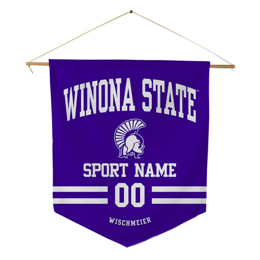 Winona - NCAA Softball : Whitley Wischmeier - Pennant - 18" x 21"-0
