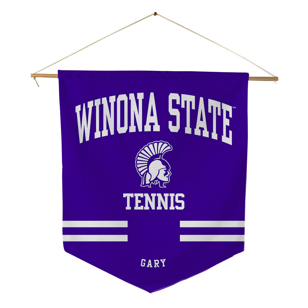 Winona - NCAA Women's Tennis : Skylar Gary - Pennant - 18" x 21"-0