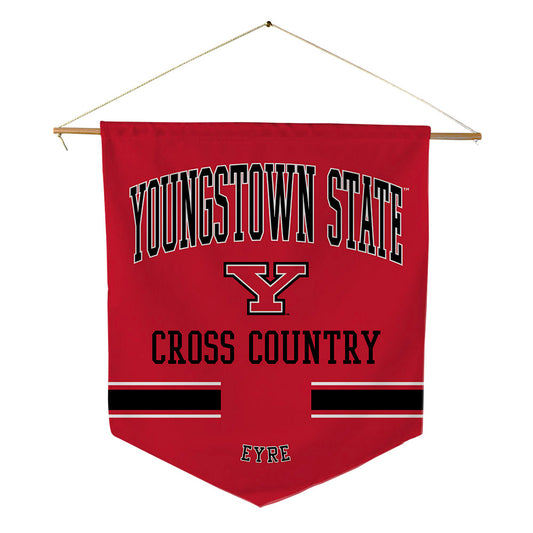 Youngstown State - NCAA Men's Cross Country : Landen Eyre - Pennant - 18" x 21"-0