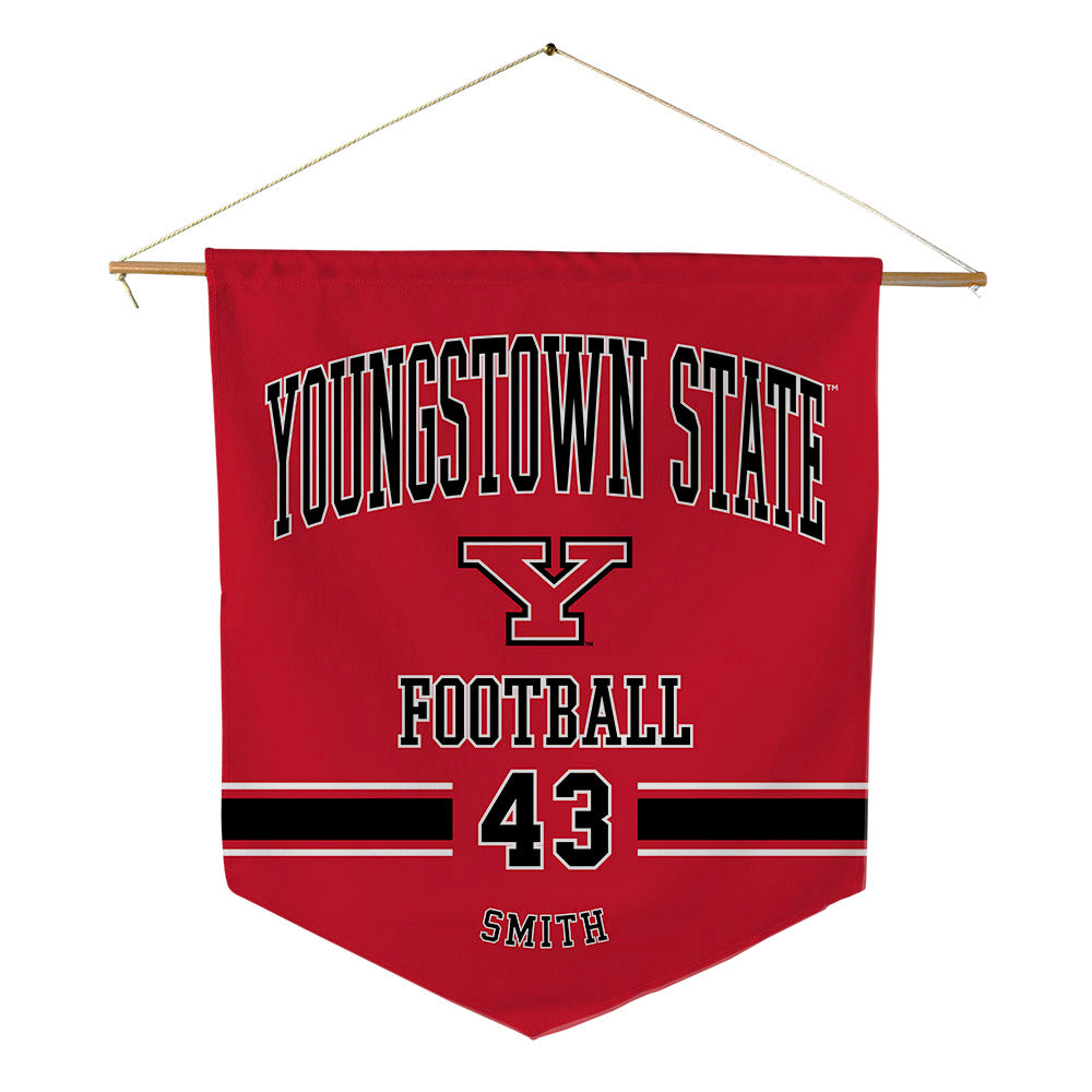 Youngstown State - NCAA Football : Jay Smith - Pennant - 18" x 21"-0