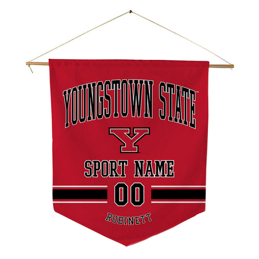 Youngstown State - NCAA Men's Basketball : Tyler Robinett - Pennant - 18" x 21"-0