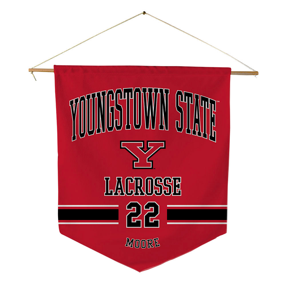 Youngstown State - NCAA Women's Lacrosse : Kaylie Moore - Pennant - 18" x 21"-0