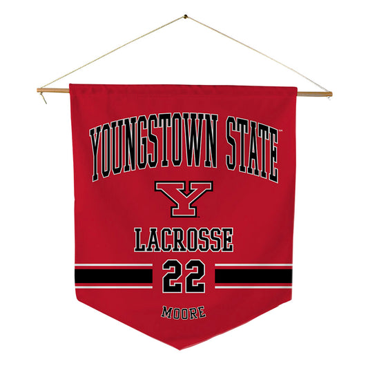 Youngstown State - NCAA Women's Lacrosse : Kaylie Moore - Pennant - 18" x 21"-0
