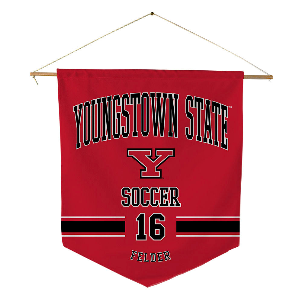Youngstown State - NCAA Women's Soccer : Sara Felder - Pennant - 18" x 21"-0