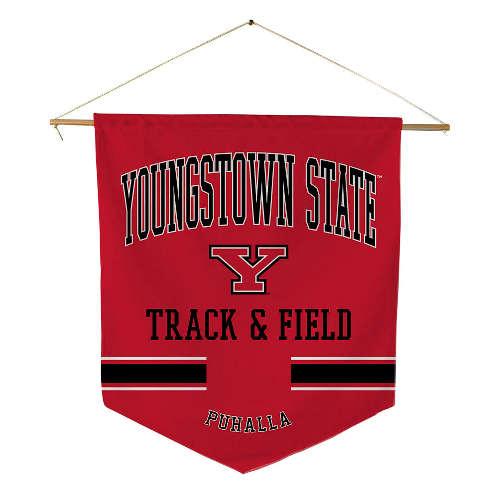 Youngstown State - NCAA Men's Track & Field : Jacob Puhalla - Pennant - 18" x 21"-0