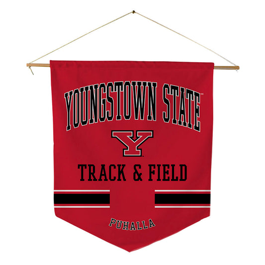 Youngstown State - NCAA Men's Track & Field : Jacob Puhalla - Pennant - 18" x 21"-0