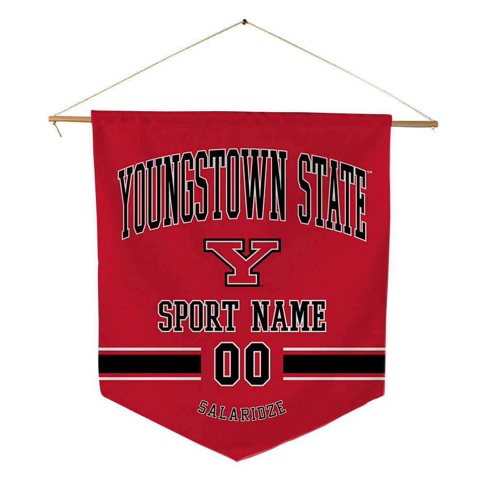 Youngstown State - NCAA Men's Basketball : Vladimer Salaridze - Pennant - 18" x 21"-0