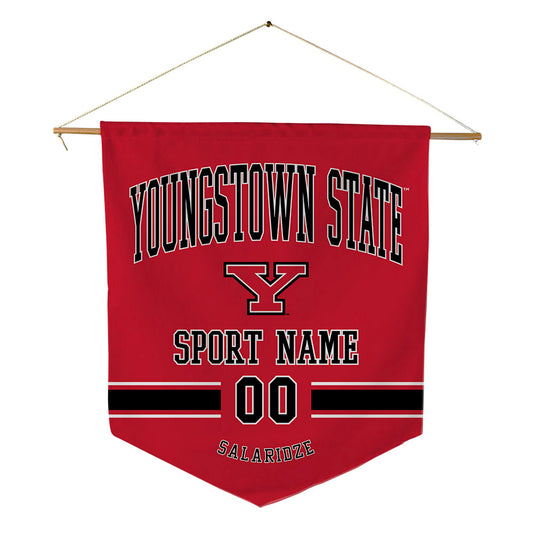 Youngstown State - NCAA Men's Basketball : Vladimer Salaridze - Pennant - 18" x 21"-0