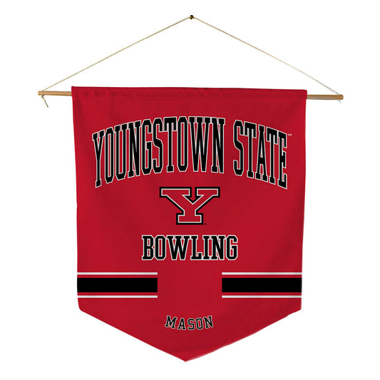 Youngstown State - NCAA Women's Bowling : Amber Mason - Pennant - 18" x 21"-0