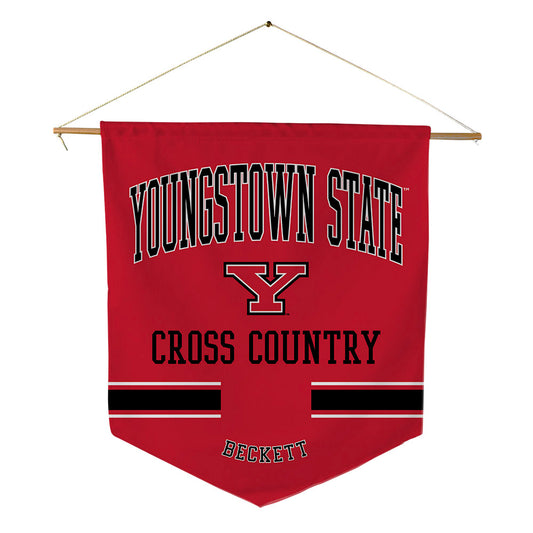 Youngstown State - NCAA Women's Cross Country : Kenzy Beckett - Pennant - 18" x 21"-0