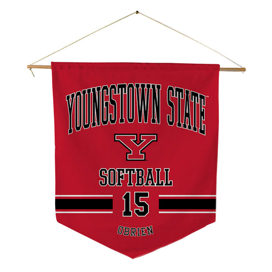 Youngstown State - NCAA Softball : Isabella OBrien - Pennant - 18" x 21"-0