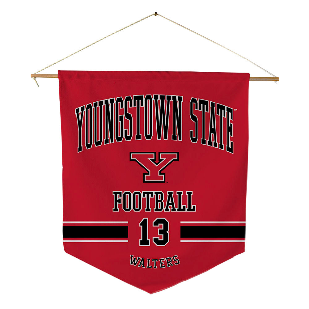 Youngstown State - NCAA Football : Fresh Walters - Pennant - 18" x 21"-0