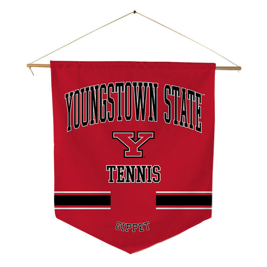 Youngstown State - NCAA Men's Tennis : Oscar Gippet - Pennant - 18" x 21"-0