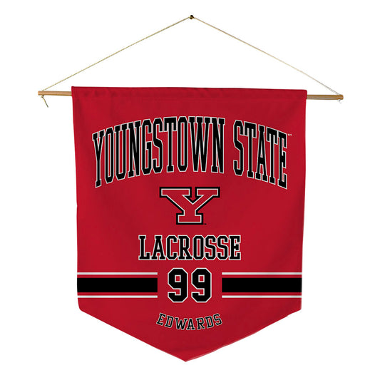 Youngstown State - NCAA Women's Lacrosse : Alyssa Edwards - Pennant - 18" x 21"-0