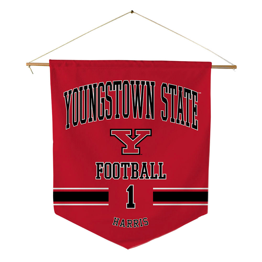 Youngstown State - NCAA Football : Dimetrius Harris - Pennant - 18" x 21"-0