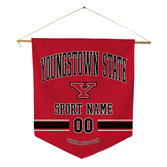 Youngstown State - NCAA Women's Bowling : Amy Chrzanowski - Pennant - 18" x 21"-0