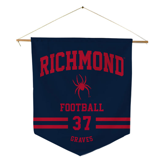 Richmond - NCAA Football : Chance Graves - Pennant - 18" x 21"-0