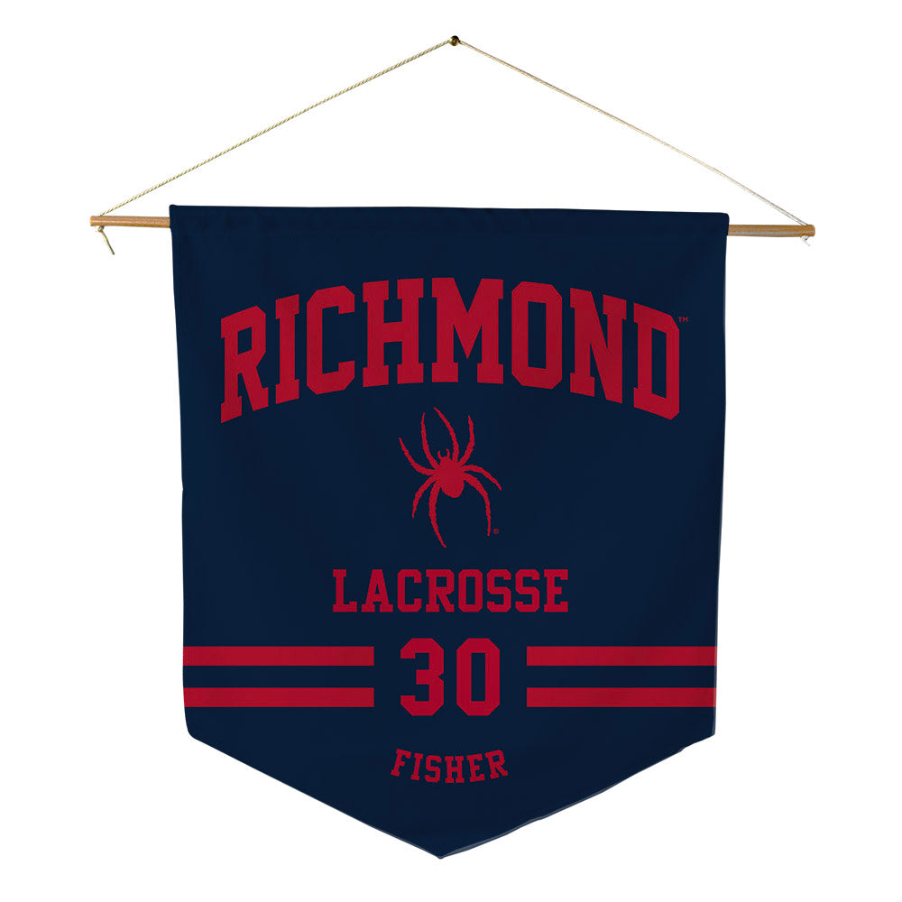 Richmond - NCAA Men's Lacrosse : John Fisher - Pennant - 18" x 21"-0