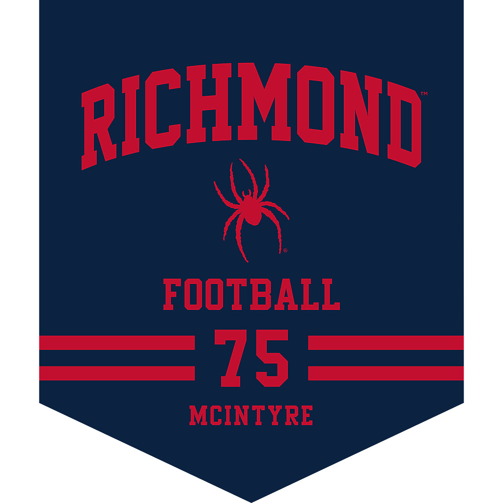 Richmond - NCAA Football : Brady McIntyre - Pennant - 18" x 21"-0