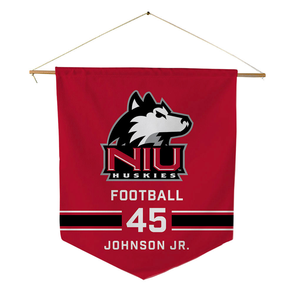 Northern Illinois - NCAA Football : Telly Johnson Jr. - Pennant - 18" x 21"-0