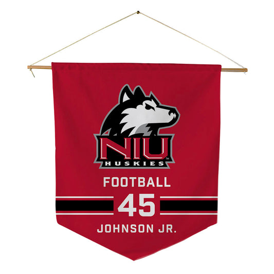 Northern Illinois - NCAA Football : Telly Johnson Jr. - Pennant - 18" x 21"-0