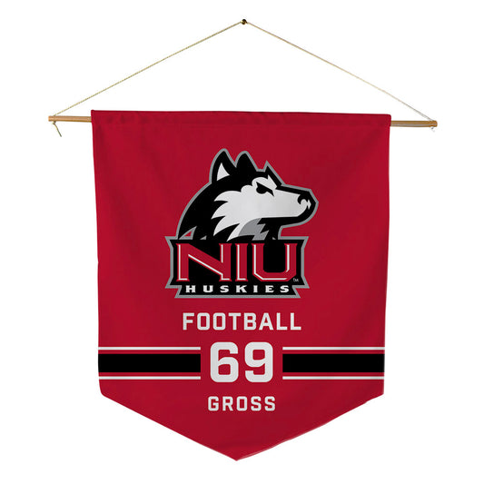 Northern Illinois - NCAA Football : Logan Gross - Pennant - 18" x 21"-0