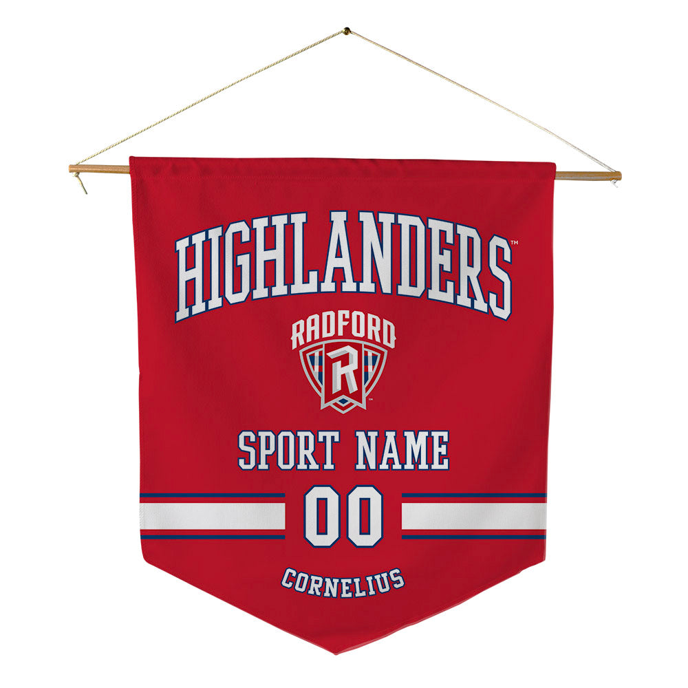 Radford - NCAA Women's Track & Field : Raichelle Cornelius - Pennant - 18" x 21"-0