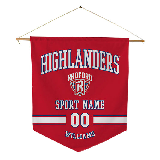 Radford - NCAA Women's Basketball : Lindsee Williams - Pennant - 18" x 21"-0