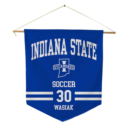 Indiana State - NCAA Women's Soccer : Annah Wasiak - Pennant - 18" x 21"-0