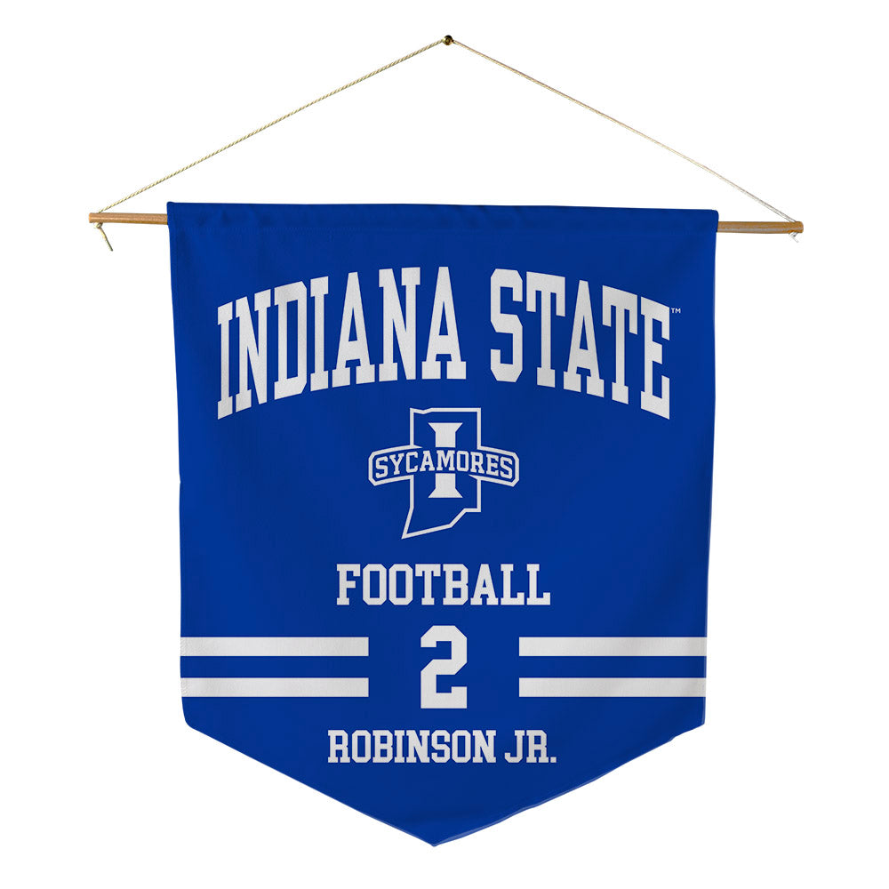 Indiana State - NCAA Football : Jerome Robinson Jr. - Pennant - 18" x 21"-0