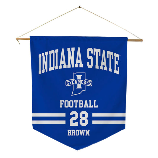 Indiana State - NCAA Football : Deion Brown - Pennant - 18" x 21"-0