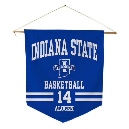 Indiana State - NCAA Men's Basketball : Bruno Alocen - Pennant - 18" x 21"-0