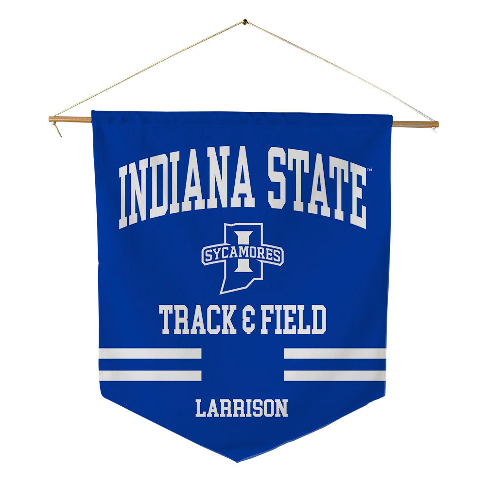 Indiana State - NCAA Men's Track & Field : Will Larrison - Pennant - 18" x 21"-0