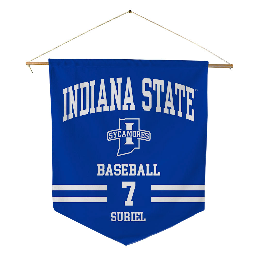 Indiana State - NCAA Baseball : Breyllin Suriel - Pennant - 18" x 21"-0
