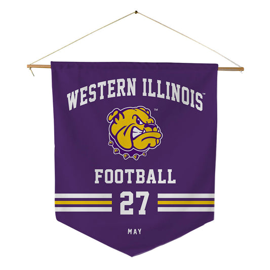 WIU - NCAA Football : Harlon May - Pennant - 18" x 21"-0