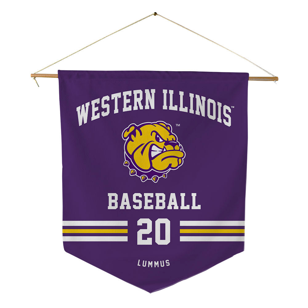 WIU - NCAA Baseball : Brock Lummus - Pennant - 18" x 21"-0