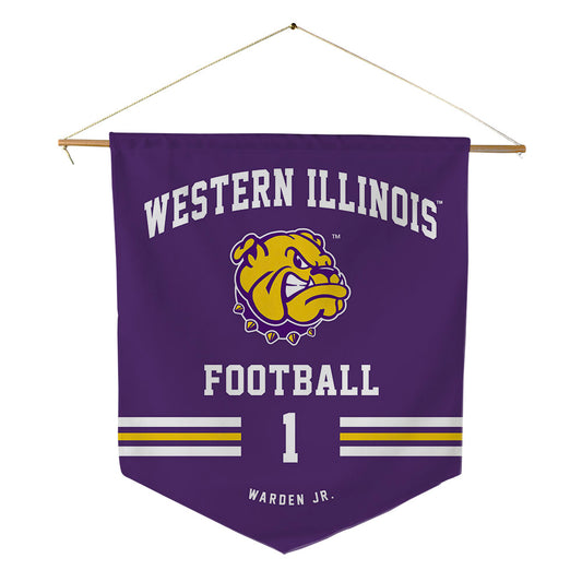 WIU - NCAA Football : Chikala Warden Jr. - Pennant - 18" x 21"-0