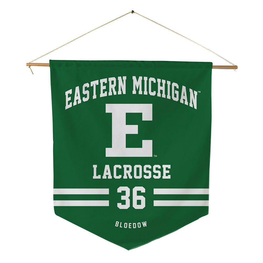 EMich - NCAA Women's Lacrosse : Payton Bloedow - Pennant - 18" x 21"-0