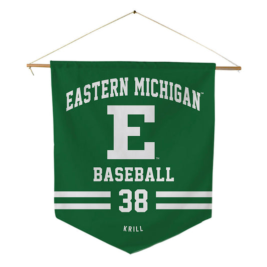 EMich - NCAA Baseball : Kevin Krill - Pennant - 18" x 21"-0