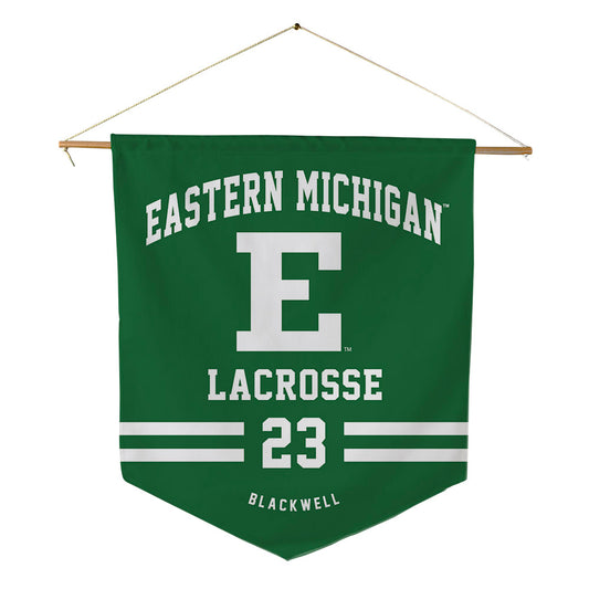 EMich - NCAA Women's Lacrosse : Mackenzie Blackwell - Pennant - 18" x 21"-0
