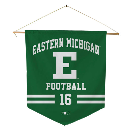 EMich - NCAA Football : Jackson Holt - Pennant - 18" x 21"-0