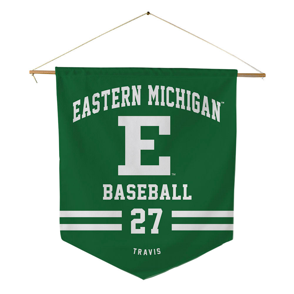 EMich - NCAA Baseball : Harrison Travis - Pennant - 18" x 21"-0