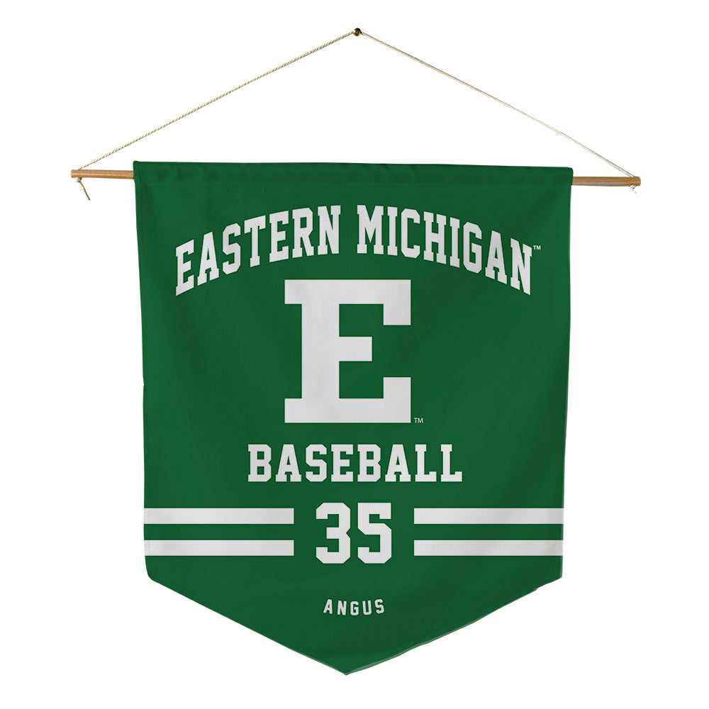 EMich - NCAA Baseball : Jack Angus - Pennant - 18" x 21"-0